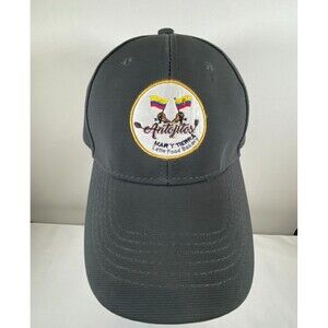 Antojitos Mar Y Tierra Latin Food Bakery Hat Charcoal Grey Ecuador Colombia Cap